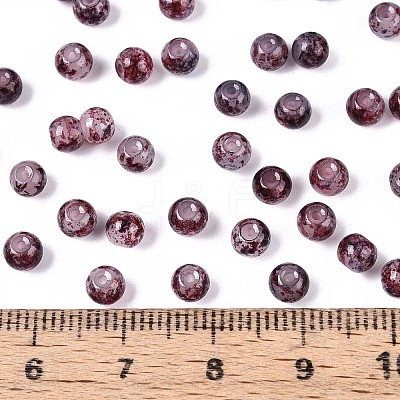 Baking Paint Glass Beads DGLA-T005-01A-08-1