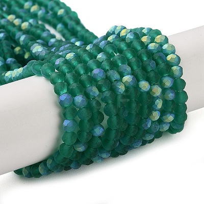 Imitation Jade Glass Beads Strands EGLA-YW0003-19B-15-1