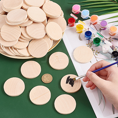 100Pcs Grass Wood Cutouts WOOD-PH0002-53B-1