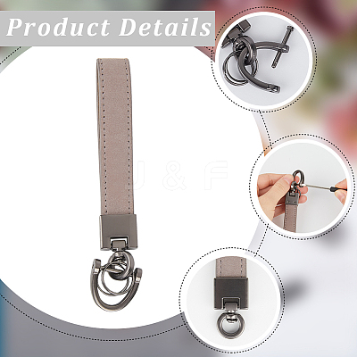 Cowhide Leather Keychain FIND-WH20001-72B-1