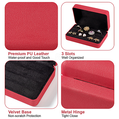 Imitation Leather Rings Box OBOX-WH0019-02-1