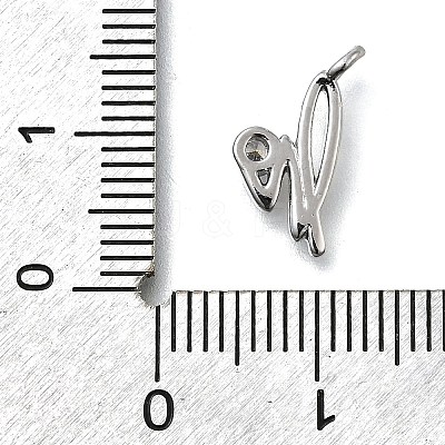 Brass Micro Pave Cubic Zirconia Pendants KK-B132-12P-H-1