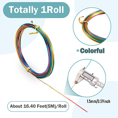 Gradient Color Aluminum Wire AW-TADJ0001-04A-1