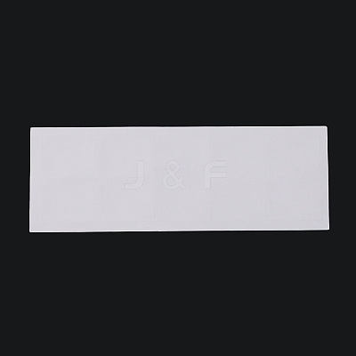 Plastic Necklace Chain Adhesive Pouch for Necklace Display Cards AJEW-P088-01A-1