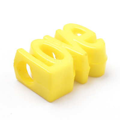 Opaque Acrylic European Beads SACR-Q190-22H-1