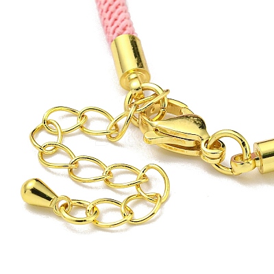 Nylon Cords Bracelet Makings Fit for Connector Charms AJEW-P116-02G-09-1