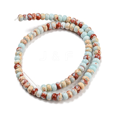 Synthetic Imperial Jasper Dyed Beads Strands G-D077-E01-02I-1