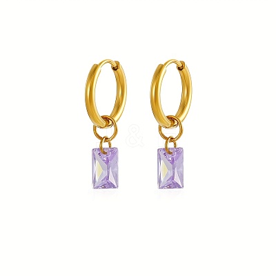304 Stainless Steel Hoop Earrings AY4063-3-1