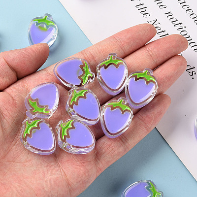 Transparent Enamel Acrylic Beads LS-X1-TACR-S155-003J-1