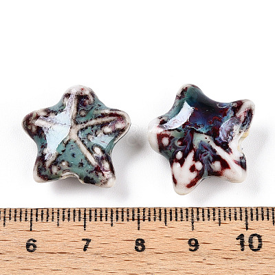 Handmade Porcelain Beads PORC-N008-09E-1