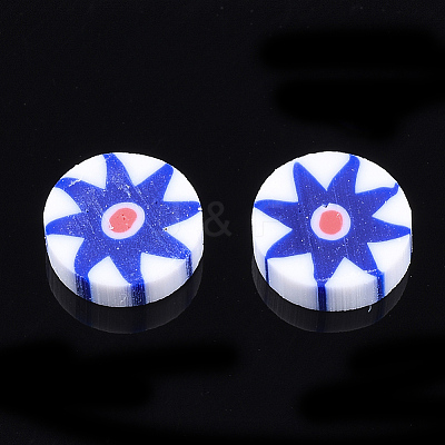 Handmade Polymer Clay Cabochons CLAY-S092-49-1