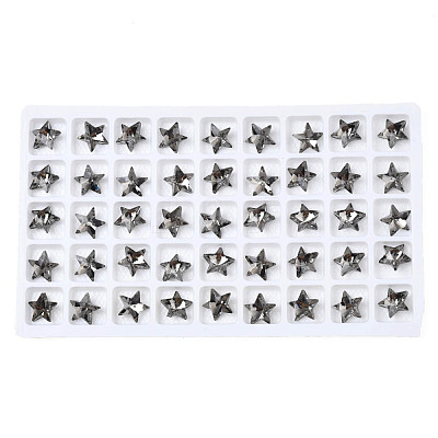 Glass Rhinestone Cabochons MRMJ-N029-04A-01-1