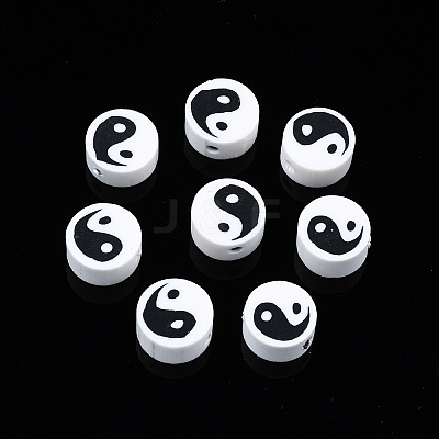 Handmade Polymer Clay Beads X-CLAY-T016-65K-1