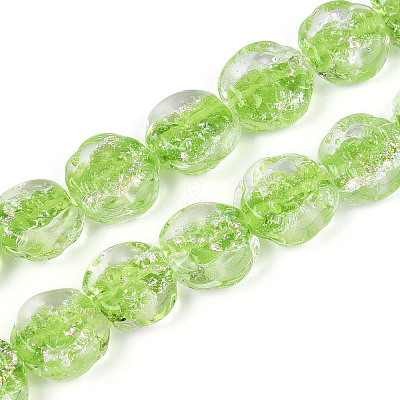 Handmade Lampwork Beads Strands LAMP-N028-04B-1