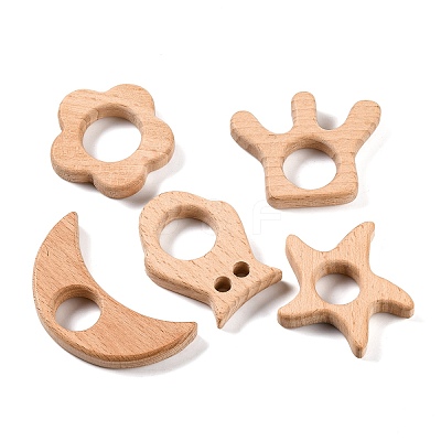 Wood Crystal Ball Display Bases WOOD-A023-02-1