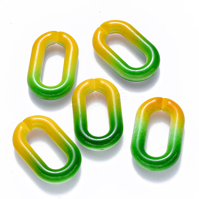 Two Tone Opaque Acrylic Linking Rings OACR-S036-006B-M05-1
