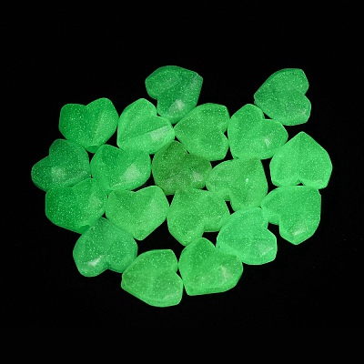 Luminous Transparent Acrylic Beads LACR-S001-14B-1