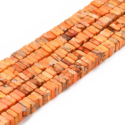 Natural Imperial Jasper Beads Strands G-P460-05C-1