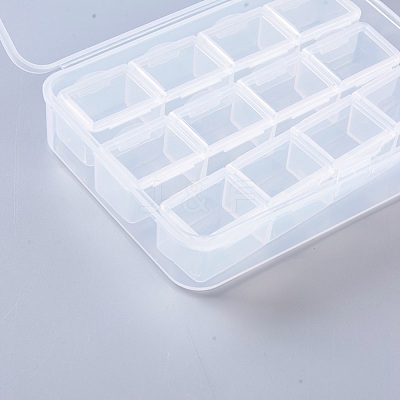 Plastic Bead Containers CON-L009-08-1