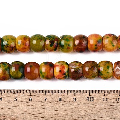 Dyed Natural Agate Beads Strands G-T142-03-1
