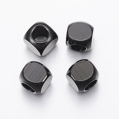 304 Stainless Steel Beads Ion Plating(IP) STAS-F136-01B-5x5mm-1