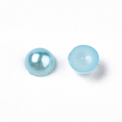 10000pcs ABS Plastic Imitation Pearl Cabochons SACR-S738-4mm-Z19-1