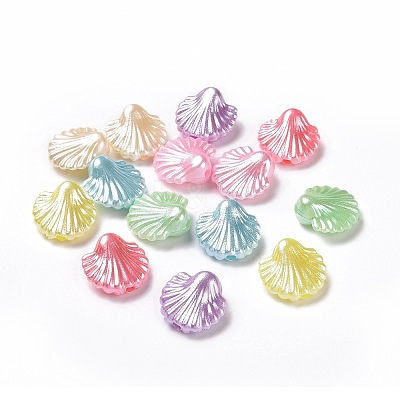Imitation Pearl Acrylic Beads OACR-E013-14-1
