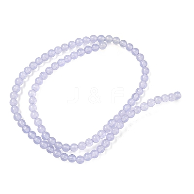 Dyed Natural White Jade Beads Strands GG-CBA9281-B01-4mm-1