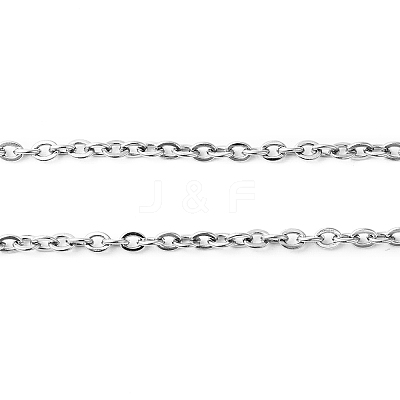Tarnish Resistant 304 Stainless Steel Cable Chains CHS-S006-JA607-2-1