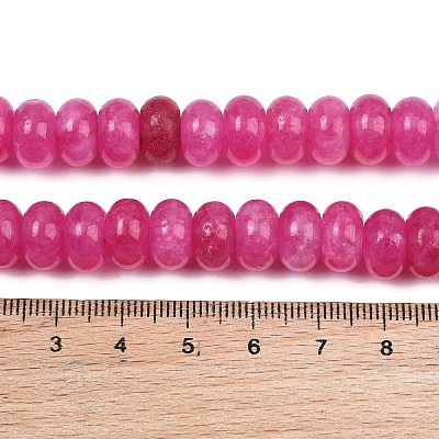 Dyed Natural White Jade Beads Strands G-G107-A38-01-1