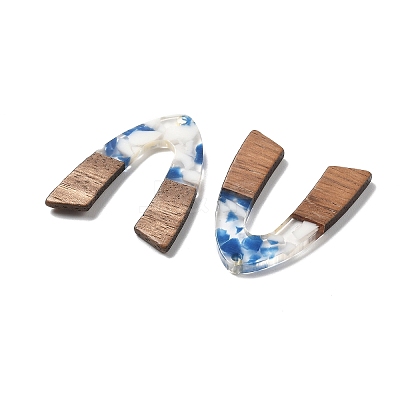 Resin and Walnut Pendants FIND-R051-11D-1