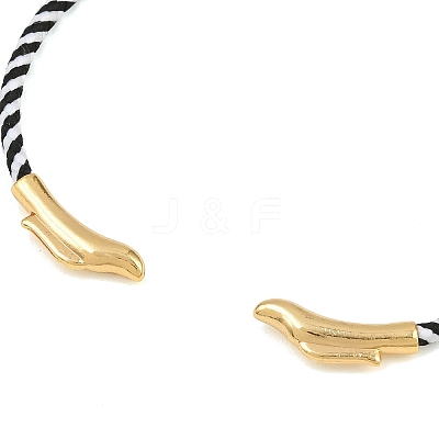 Braided Steel Wire Bangles Making KK-CBA6056-02B-G-1