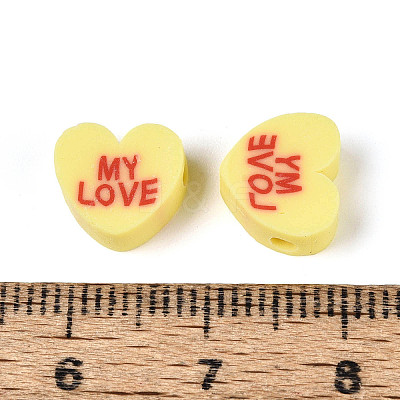 Handmade Polymer Clay Beads CLAY-T023-11B-1