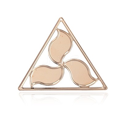 Light Gold Plated Iron Enamel Pendants IFIN-J087-04KCG-1
