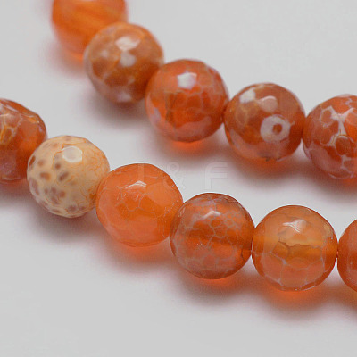 Natural Fire Crackle Agate Bead Strands X-G-K166-07F-8mm-10-1