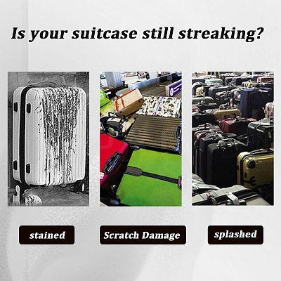 Transparent PVC Luggage Cover AJEW-WH20080-52N-1