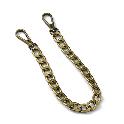 2Pcs Aluminum Curb Chain Bag Shoulder Straps FIND-PH0018-55AB-1