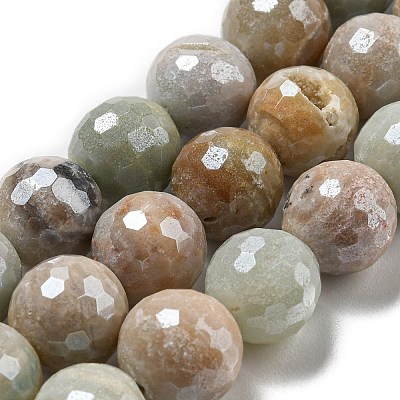 Natural Amazonite Beads Strands G-O164-02-12mm-1