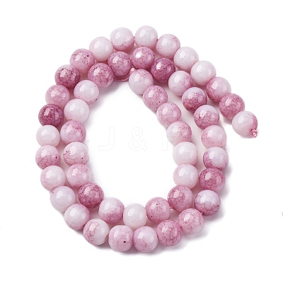 Ombre Effect Dyed Glass Beads Strands GLAA-T031-01O-11-1