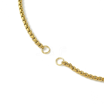 12Pcs 4 Style Half Finished 304 Stainless Steel Cable Chain Bracelets AJEW-NB0003-65-1