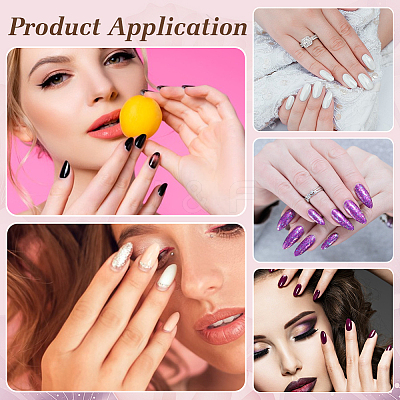 2 Sets 2 Styles Plastic False Nail MRMJ-BC0003-50C-1