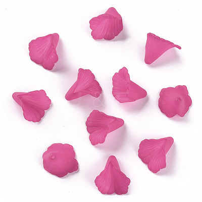 Transparent Acrylic Bead Caps PL551-C16-1
