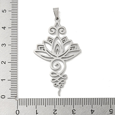 304 Stainless Steel Pendants X-STAS-M067-01P-1