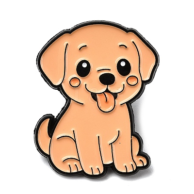 Labrador Enamel Pins JEWB-I055-04EB-10-1