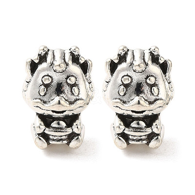 Tibetan Style Alloy European Beads PALLOY-M217-07AS-1