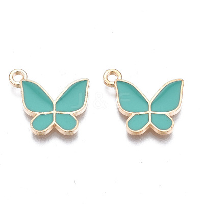 Alloy Enamel Pendants ENAM-T016-23C-RS-1