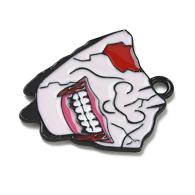 Halloween Alloy Enamel Pendants AL-CBA492B-02H-EB-1