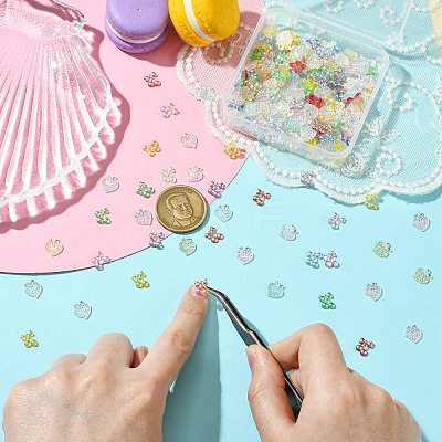 13 Styles Resin Cabochons CRES-CJ0001-73-1