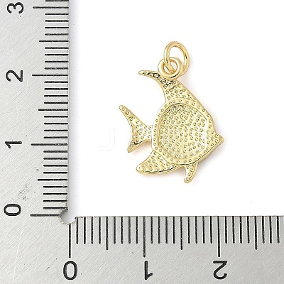 Brass Enamel Pendants KK-C110-22A-02G-1