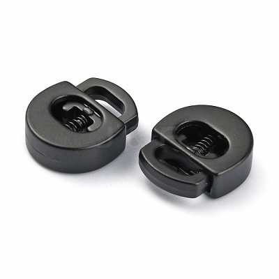 Alloy Spring Cord Locks FIND-WH0110-063MB-1